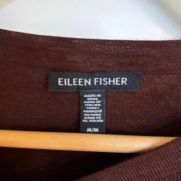 Eileen Fisher Super-Fine Merino Wool Sweater - Picture 7 of 7
